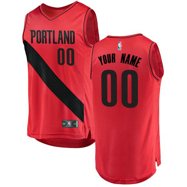 Maillot Portland Trail Blazers Homme Custom 0 Statement Edition Rouge